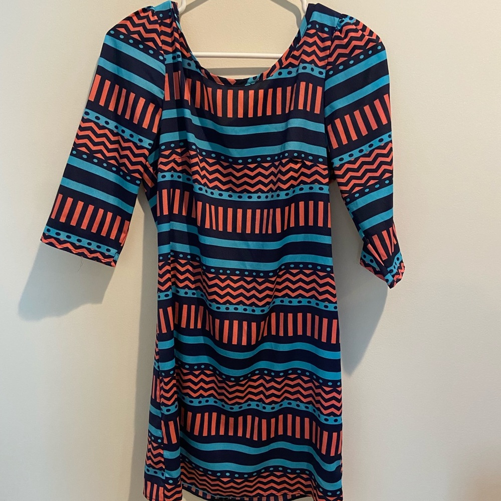 Colorful dress!